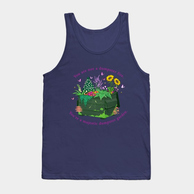 Dumpster Garden Tank Top by Nick Maskell Designs